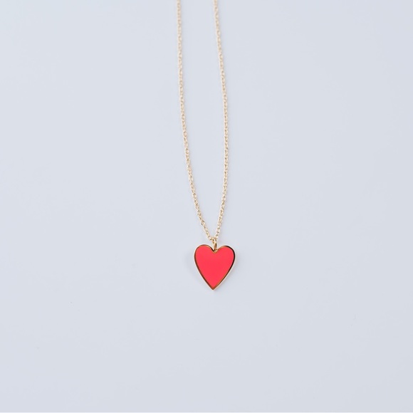 Pink Heart Necklace - Picture 1 of 4